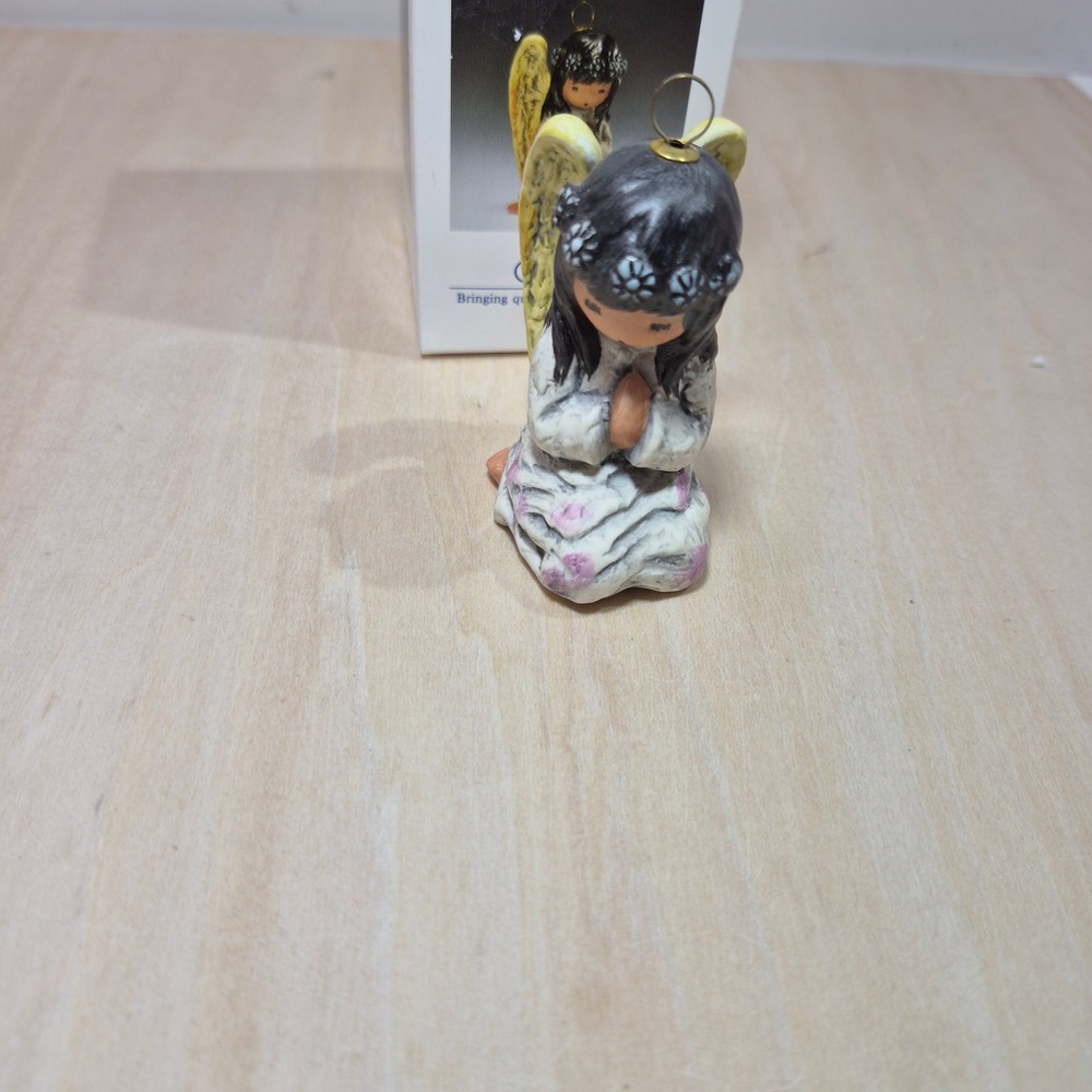 Goebel DeGrazia Little Prayer Annual Ornament 1995 Tenth Edition Angel Figurine